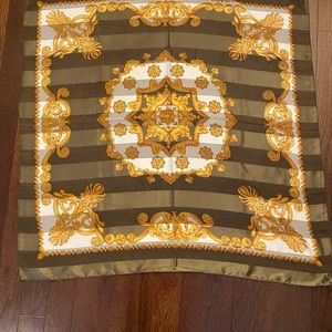 Brown and Gold Scarf
